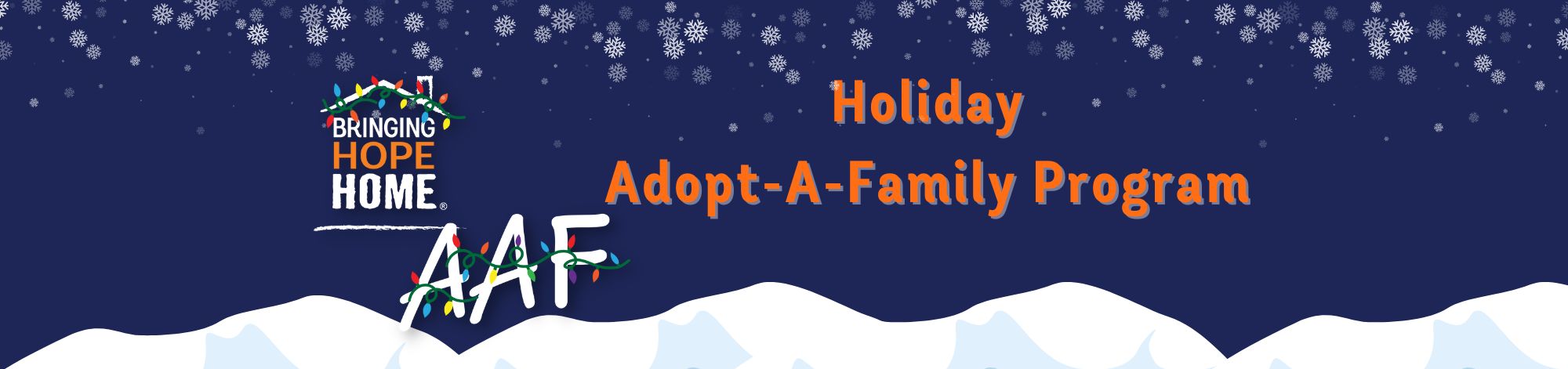 Holiday Adopt A Family Program